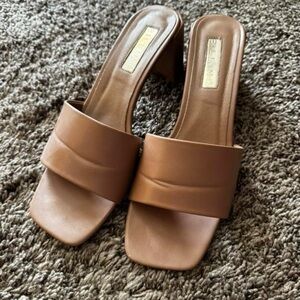 Billini Tan Women's Heeled Slides
